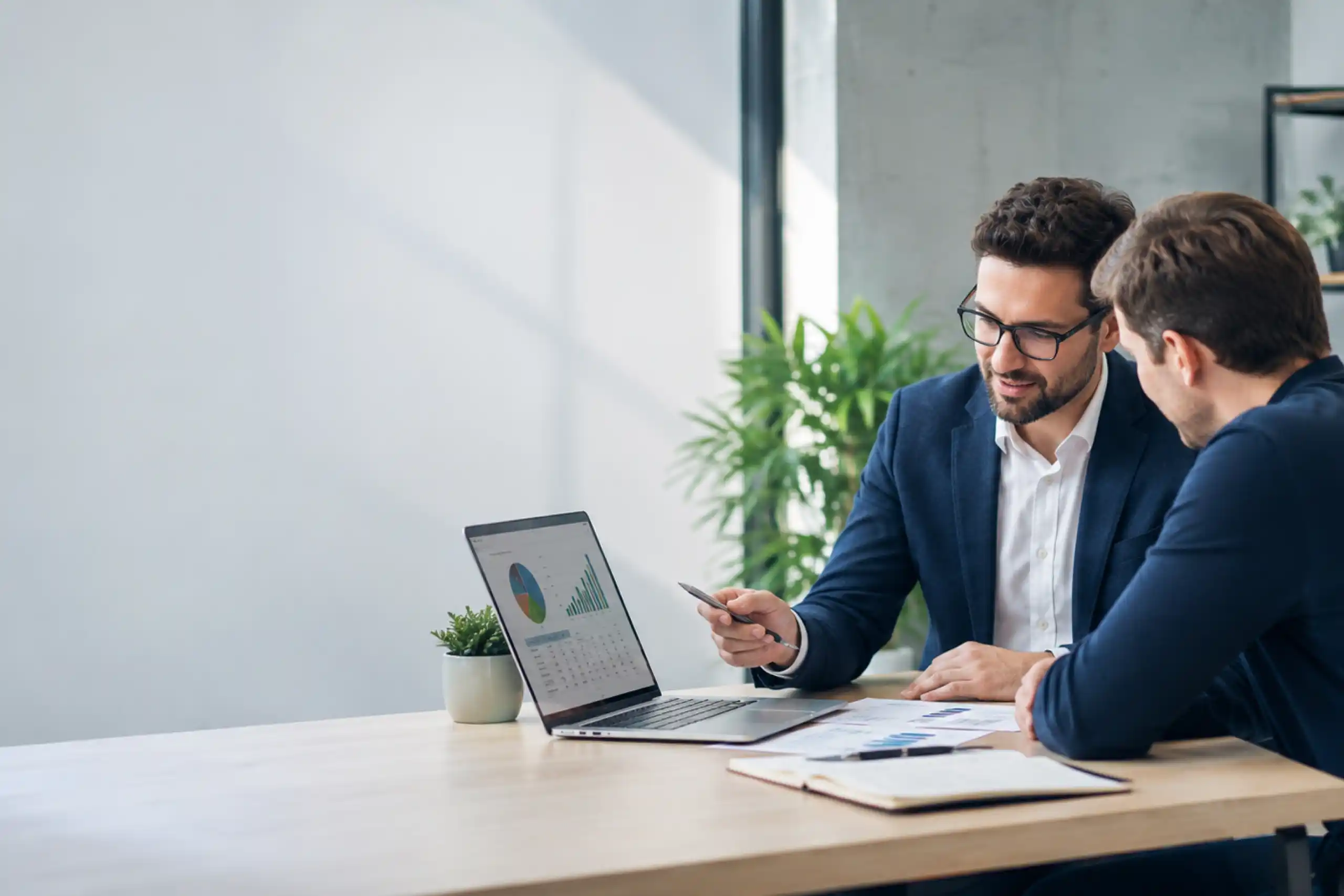 Blog 5 Founders reviewing finances with trusted accounting partner