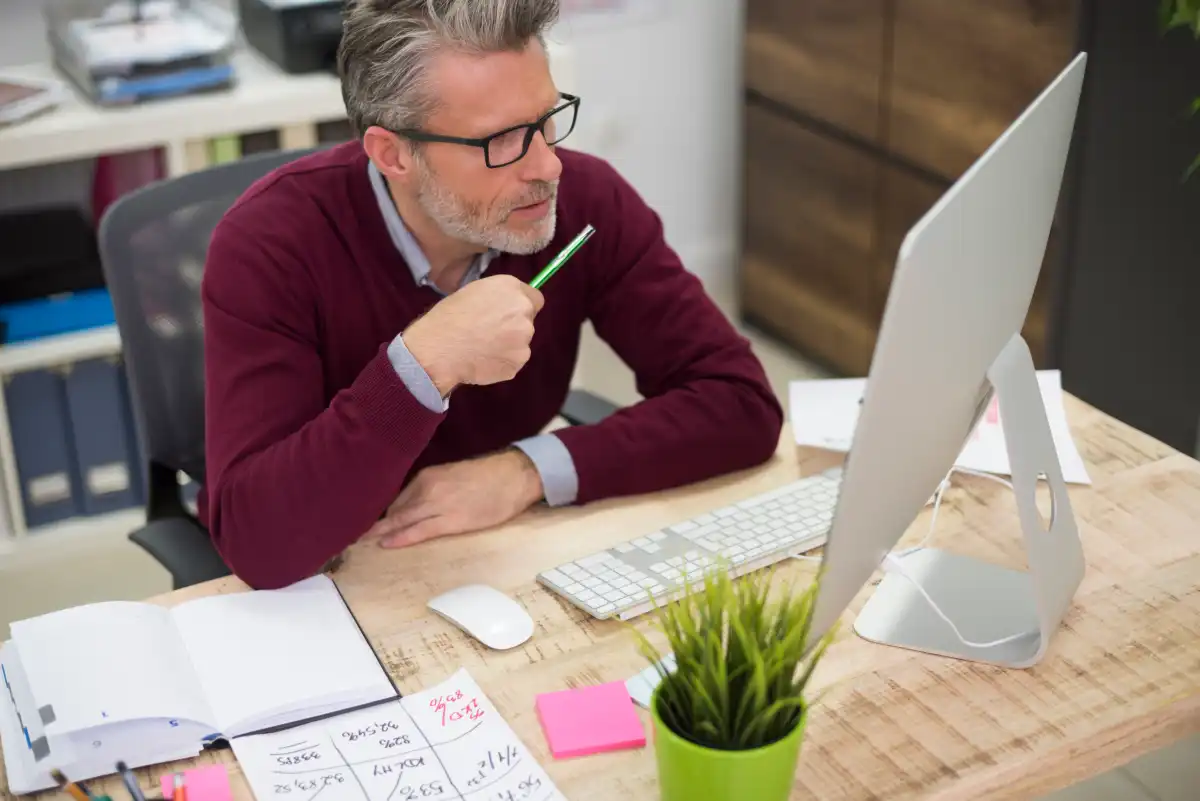 Blog 1 focused worker office interior 1
